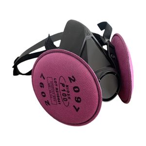 효과적인 보호를 위한 실리콘으로 만들어진 하이 퀄리티 산업용 P100 가스 마스크 필터 2091 2097 - Product Image 1