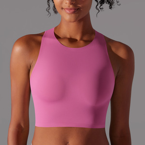 Reggiseno Yoga di supporto <span class=keywords><strong>senza</strong></span> <span class=keywords><strong>cuciture</strong></span> per il Comfort di compressione delle donne elastico rapido asciutto - Product Image 6