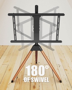 Nhà máy đồ nội thất phòng khách nghệ thuật khung <span class=keywords><strong>TV</strong></span> cho góc giá vẽ gỗ sồi đen Hộp Màu Nâu đồ nội thất hiện đại đơn giản chủ - Product Image 5