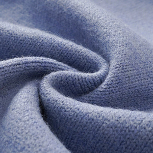 <span class=keywords><strong>Cardigan</strong></span> a Coste Blu Chiaro |   Maglione da <span class=keywords><strong>Donna</strong></span> con Collo Alto e Vestibilità Slim con Logo Personalizzato Ricamato - Product Image 5