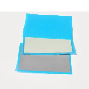 thermal silicone pad with 1-18 W/m.k thermal conductivity and electrical insulation,which can be customized size and thickness