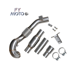3,5 ''Catted Downpipe para VW Golf MK7 MK7.5 GTI / Seat Leon Cupra 5F/RS 5E <span class=keywords><strong>TFSI</strong></span> / <span class=keywords><strong>A3</strong></span> 1,8 T 2,0 T - Product Image 2