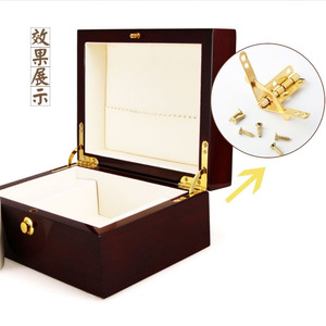 Mini bisagra de avión para caja de madera pequeña, bisagra de mueble de hierro de 2 mm de montaje empotrado, diseño oculto, estilo tradicional - Product Image 1