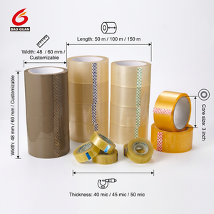 New Trend Skilled Technology Custom Logo Printed Eco Friendly Packaging Bopp Packing <strong>Tape</strong> Clear <strong>Plastic</strong> Wrap <strong>Tapes</strong> - Product Image 4