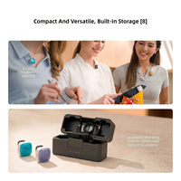 Micrófono Inalámbrico Lavalier DJl Mini 2S con Reducción de Ruido para Vlog, Transmisión en Vivo, Entrevistas, Teléfono y Cámara