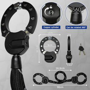 <span class=keywords><strong>Antivol</strong></span> de vélo électrique en acier inoxydable, type <span class=keywords><strong>menottes</strong></span>, chaîne de sécurité, vente en gros, produit phare - Product Image 2
