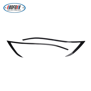Pour Tesla Model S, paupières de phares avant en fibre de carbone véritable, sourcils de phares avant, 2016-2018 - Product Image 6