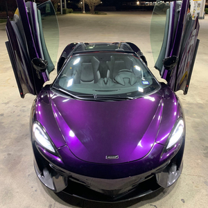 Pellicola Vinilica TPU Super Lucida Senza Bolle per Carrozzeria Auto, Funzione Cambio Colore da Viola Notte a Viola Cangiante - Product Image 3