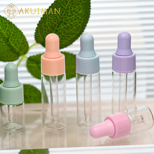 Mini Botellas de Vidrio de Lujo para Aceite Corporal de 1 ml, 2 ml, 3 ml y 5 ml, Botellas Portátiles para Aceites Esenciales - Product Image 3