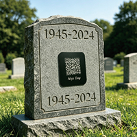 Plaque en aluminium métallique personnalisée, électroplaquée, gravée avec un code QR traditionnel, finition lisse et numéro de série
