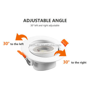 Đèn LED âm trần tròn Chulin 6500K 3W 5W 7W 9W AC85-265V, đèn chiếu sáng hiện đại cho văn phòng, nhà ở - Product Image 3