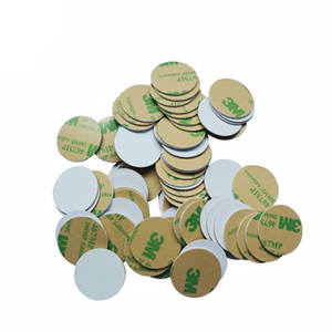 Hot Sale <span class=keywords><strong>125Khz</strong></span>/13.56Mhz Passieve Anti Metal Nfc Pvc Token Label Ronde <span class=keywords><strong>Rfid</strong></span> Coin Tag - Product Image 5