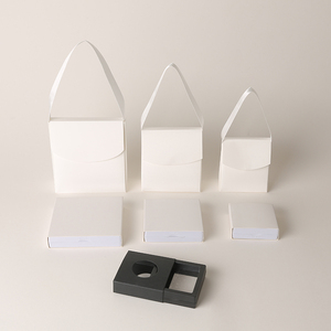 PE Film Handmade Luxury Jewelry Storage <b>Box</b> Dust-Proof Anti-Oxidation Square Transparent Display Bags for <b>Earrings</b> Necklaces - Product Image 3