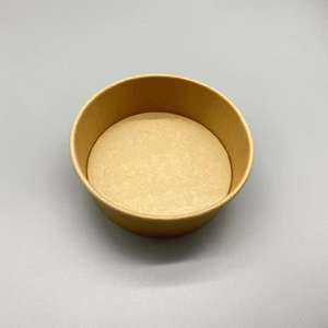 ชามกระดาษเคลือบทองแบบใช้แล้วทิ้งสำหรับใส่อาหาร ขนาด 500 มล./650 มล./750 มล./1000 มล. พร้อมฝาปิด สำหรับซูชิและแซนวิช ปรับแต่งได้ - Product Image 5