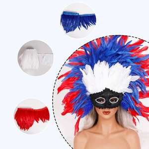 Adorno <span class=keywords><strong>de</strong></span> Plumas <span class=keywords><strong>de</strong></span> <span class=keywords><strong>Gallo</strong></span> Suaves Teñidas en Varios Colores <span class=keywords><strong>de</strong></span> 6-7 Pulgadas para Disfraces <span class=keywords><strong>de</strong></span> Cosplay, Halloween, Carnaval, Ropa y Decoración <span class=keywords><strong>de</strong></span> Festivales - Product Image 5