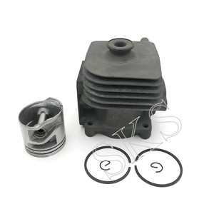 Piezas de repuesto para motosierra, grupo de pistón de cilindro para <span class=keywords><strong>cortasetos</strong></span> de 34MM, compatible con <span class=keywords><strong>STIHL</strong></span> HS82R HS82RC HS82T HS87T, desbrozadora de césped - Product Image 3
