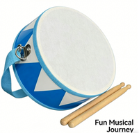 Prix d'usine – Ensemble de double caisse claire triangulaire en bois bleu, percussions artisanales pour festivals, célébrations et défilés