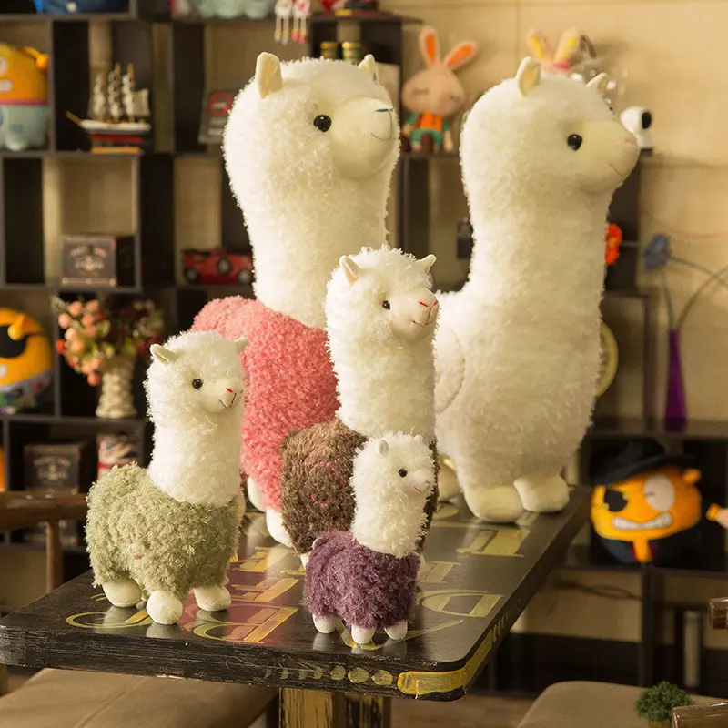 Giocattoli di peluche Alpaca di peluche di vendita calda giocattoli di peluche di Alpaca