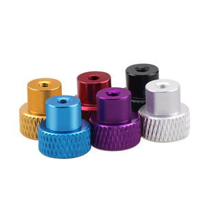 Tuercas moleteadas de aluminio anodizado M3 M4 M5 M6 M12 6061 6063 7075, pieza para RC - Product Image 4