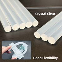 Bâton de colle thermofusible transparente haute viscosité avec logo personnalisé 7 mm 11 mm pour pistolet à colle électronique