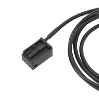2 câbles audio auxiliaires 6000CD, kit adaptateur de prise audio auxiliaire avec outils de démontage, remplacement pour Ford F