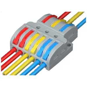 3 pin to 6 pin splitter electrical cable distributor wire connector