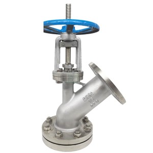 Válvula de descarga inferior manual con brida angular DN25 de 1 1/2 pulgadas para tanque reactor - Product Image 5