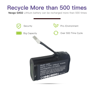 Ion chargeable 5200 m3.7 MH H V Rion Itio chargeable recargable atteratterateria para Nexgo 02 02 N3 <span class=keywords><strong>N5</strong></span> Pererminerminal - Product Image 3