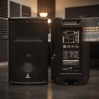 YAZOO Enceinte Bluetooth 15 pouces avec woofer à aimant de 170 mm et tweeter à 44 cœurs, haute efficacité, pour sonorisation de scène