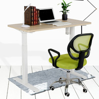 Bureau moderne ergonomique Bureau debout à moteur unique Table d'ordinateur électrique de haute qualité réglable en hauteur Table d'appoint convertible