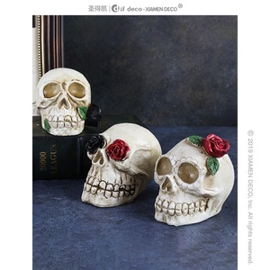 Lampe <span class=keywords><strong>squelette</strong></span> d'<span class=keywords><strong>halloween</strong></span> lampe à os en résine décoration de jour fantôme lumières frontales à LED - Product Image 5