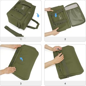 24 48 latas aisladas a prueba de fugas, bolsas de viaje portátiles plegables grandes y suaves, bolsa refrigeradora de 15L para Picnic, cofre de hielo, Vasos - Product Image 4