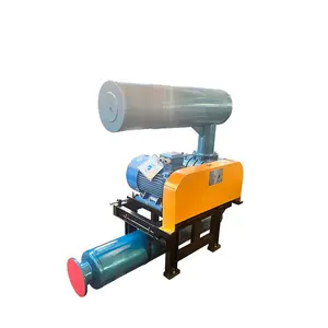 factory price good quality high pressure MJSR series belt drive three phase roots blower air blower pneumatic transmission