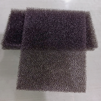 Filtre à air en mousse de polyuréthane réticulée écologique de 3 mm, sortie d'usine, filtre en éponge à cellules ouvertes, charbon actif, mailles filtrantes