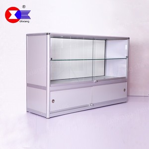 Marco de aluminio <span class=keywords><strong>gris</strong></span> Vidrio templado Joyería <span class=keywords><strong>Vitrina</strong></span> y escaparate Fácil de limpiar Venta directa de fábrica - Product Image 6