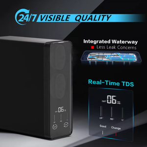 600G TDS <span class=keywords><strong>ไหล</strong></span>ตรงแบบไร้ถังแสดงระบบน้ําแบบรีเวอร์สออสโมซิสพร้อมตัวกรองอัลคาไลน์ - Product Image 2