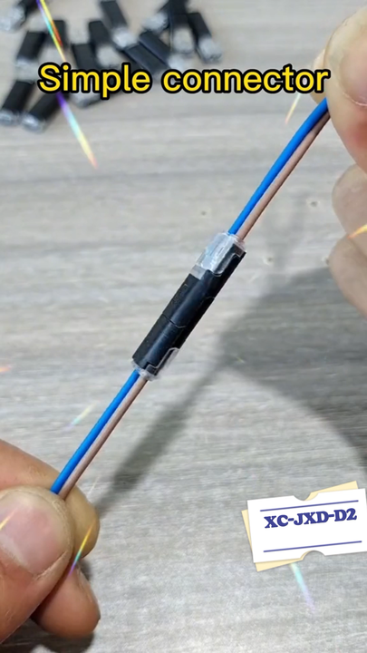 thumbnail image 2 of Wire Connectors Push In Double Wire Plug-in Connectors - 20PCS Waterproof Electrical Connectors With Locking Buckle Low Voltage Double Wire Plug In 2 of 10
