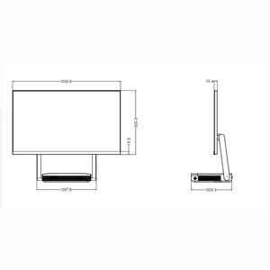 Computadora Todo en Uno Plegable <span class=keywords><strong>que</strong></span> Ahorra Espacio, Intel Core I3 I5 I7, para Aulas Inteligentes, Educación Superior y Oficinas Pequeñas - Product Image 5