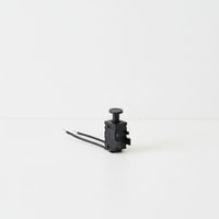 Interruttore a pulsante mini KAN-51 1A 250VAC 1NO 1NC elettronico con terminale a 2 pin, funzionamento momentaneo, in plastica