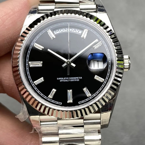 Luxury Super Quality Waterproof Mechanical Watch 40mm KF Factory 904l Steel 2836 Movement 228239 <b>Weight</b> 215g Black Diamond Watch - Product Image 1