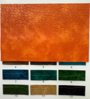 Vente en gros Cuir artificiel en PVC à motifs crocodile gaufré Cuir synthétique imperméable pour sacs à main Chaussures Vêtements