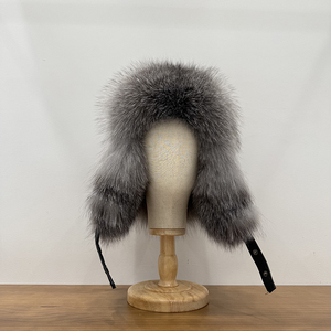 <span class=keywords><strong>Sombrero</strong></span> de piel de zorro para hombre y mujer de invierno, <span class=keywords><strong>sombrero</strong></span> de <span class=keywords><strong>paja</strong></span> de cuero, <span class=keywords><strong>sombrero</strong></span> cálido de felpa - Product Image 1