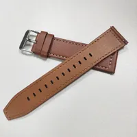 Correa de cuero para Samsung Galaxy Watch 7/6/5 Pro 44mm 40mm banda para Samsung Galaxy 6 4 Classic Gear S3 22mm 20mm pulsera suave
