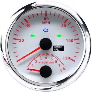 2024 85mm GPS speedometer 160MPH tachometer 8000RPM universal speedometer for automobiles