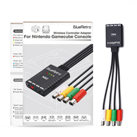 Adaptateur de manettes de jeu sans fil BlueRetro pour console Nintendo Gamecube, jeu multijoueur, adaptateur de manettes de jeu sans fil