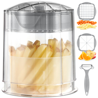 Keuken Accessoires 2 In 1 Franse Fry Cutter Set Groente Chips Cutter Groentesnijder