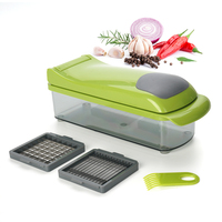 Vente en gros d'usine Outils de cuisine multifonctionnels Mandoline manuelle tout-en-un pour hacher les oignons et les légumes