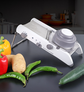 Trancheuse à <span class=keywords><strong>mandoline</strong></span> Râpe professionnelle avec lames en acier inoxydable Trancheuse à légumes Épaisseur réglable - Product Image 4