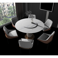 Pierre frittée marbrée mate, 12 mm, surface émaillée, pour décoration, plan de travail en pierre frittée pour meubles et tables rondes