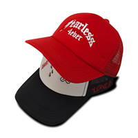 Topi Bisbol 5 Panel Hip Hop Sepeda Pancing Jaring Tracker Pria dengan Logo Custom C187910AL